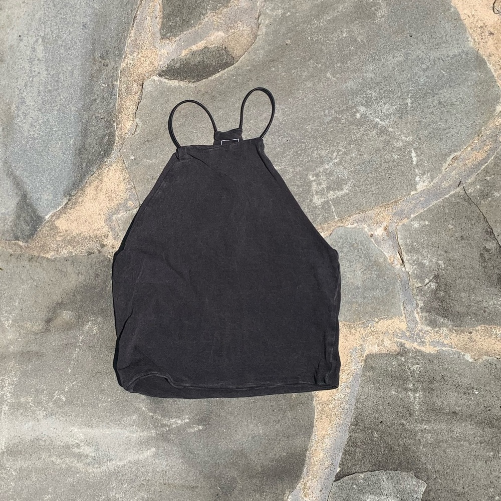 PacSun steel gray cropped tank
